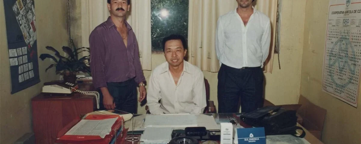 Os 3 fundadores da Showa Bonés